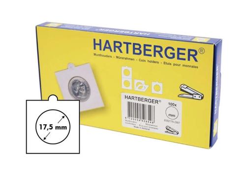 Hartberger Munthouders 17,5mm om te nieten (100 stuks), Postzegels en Munten, Munten en Bankbiljetten | Toebehoren, Overige typen