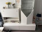Vitrine kast woonkamer wit gratis af te halen, Ophalen, Gebruikt