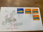 1e dag enveloppe Zweden europa met nr.634+635 (28-4-1969), Postzegels en Munten, Postzegels | Eerstedagenveloppen, Ophalen of Verzenden