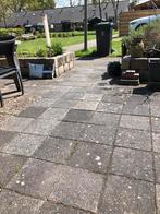 Stoeptegels 30x30 cm, ca. 25m2 GRATIS, Ophalen, Gebruikt, 10 m² of meer, Beton