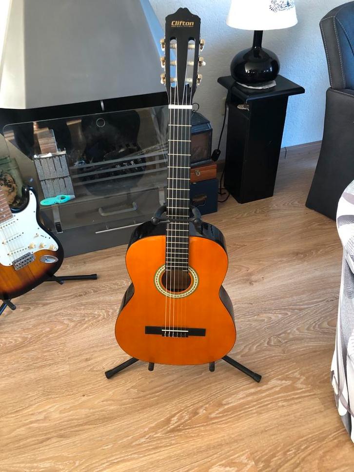 Clifton Klassieke Gitaar - Mooie Staat!, Muziek en Instrumenten, Snaarinstrumenten | Gitaren | Akoestisch, Gebruikt, Klassieke of Spaanse gitaar