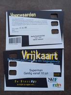 2 bioscoop kaartjes  / vrijkaarten voor de film Superman, Tickets en Kaartjes, Filmkaartjes, Twee personen