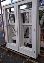 2 x kozijn met dubbele tuindeuren, Nieuw, Ophalen of Verzenden, Buitendeur, Hout