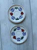 Boerenbont schoteltjes 13,5 cm, Ophalen of Verzenden, Zo goed als nieuw, Kop(pen) en/of Schotel(s), Aardewerk