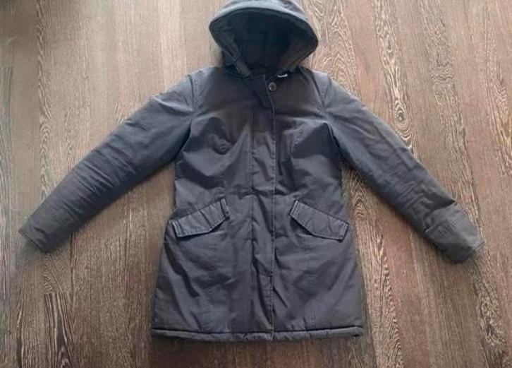 Airforce jas 2 pocket parka - 14, Kleding | Dames, Jassen | Winter, Zo goed als nieuw, Zwart, Ophalen of Verzenden