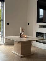 Travertin salontafel, Overige materialen, Vierkant, Zo goed als nieuw, Minder dan 50 cm