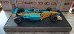 1.18  renault f1 team a 202 engine rs 22 n14 jarno trulli, Ophalen of Verzenden, Zo goed als nieuw, Auto, Bburago