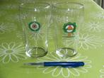 2 EK Klootschieten bierglazen uit 1980, Verzamelen, Ophalen of Verzenden, Zo goed als nieuw