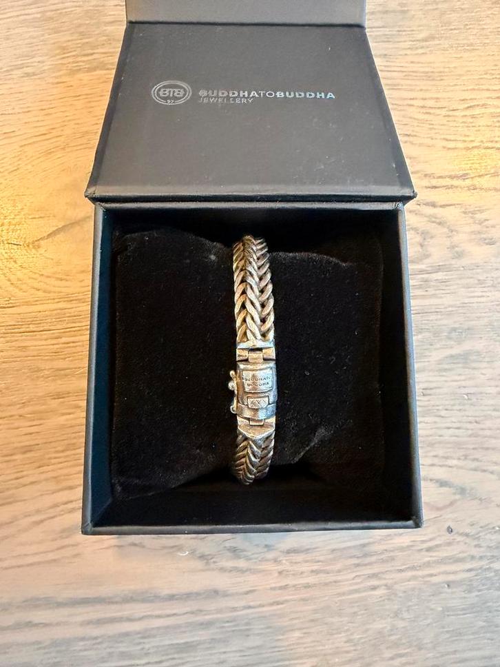 Buddha to Buddha Nurul Armband Maat F 21cm, Sieraden, Tassen en Uiterlijk, Armbanden, Zo goed als nieuw, Zilver, Ophalen of Verzenden
