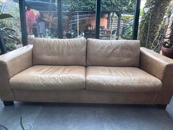 Lederland 3 zitsbank Leer beschikbaar voor biedingen