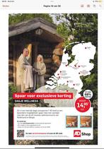 4 stuks Dagje Wellness - saunazegels - AD krantsparen (KWF), Tickets en Kaartjes, Eén persoon, Kortingsbon, Spa of Sauna