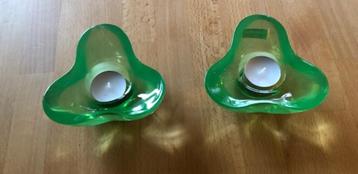 Groen Glazen Sfeerlichtjes beschikbaar voor biedingen