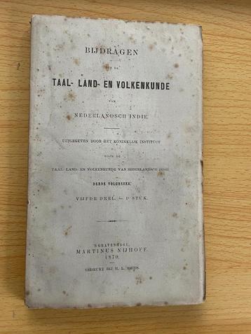 Bijdragen tot de Taal-, Land- en Volkenkunde van N.-Indië 17 beschikbaar voor biedingen