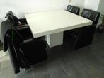 Zo goed als nieuw Vierkante tafel Wit 130 x 130 cm x 0.78cm, Ophalen, Gebruikt, Overige materialen, Vierkant