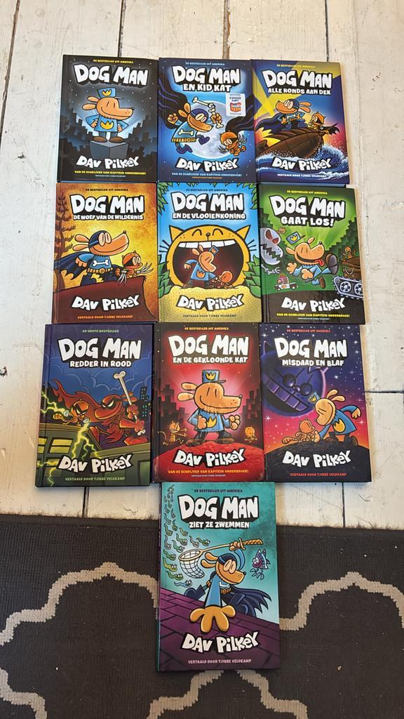 Dog Man Boeken Collectie (10 Boeken), Boeken, Kinderboeken | Jeugd | onder 10 jaar, Zo goed als nieuw, Fictie algemeen, Ophalen of Verzenden