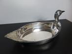 Verzilverde schotel Teghini Firenze Italiaanse eend Mallard, Ophalen of Verzenden