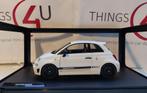Solido 1:18 Fiat F595 Abarth 2022 wit nieuw in verpakking, Hobby en Vrije tijd, Modelauto's | 1:18, Ophalen of Verzenden, Nieuw