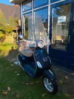 Vespa lx 50 4t donkerblauw 45km brom, Ophalen, Gebruikt, Vespa LX