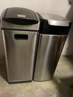 Simple human afvalbak prullenbak, 40 liter of meer, Ophalen, Gebruikt, Metaal