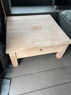 Teak salontafel 1000x1000x45, Huis en Inrichting, Tafels | Salontafels, 100 tot 150 cm, Zo goed als nieuw, Minder dan 50 cm, Rechthoekig
