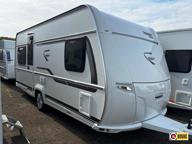 Fendt Bianco 465 SFB, Caravans en Kamperen, Caravans, tot en met 4, Rondzit, Fendt, Frans bed, Overige typen, Gascomfoor, Hordeur