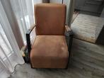 Fauteuil cognac, Huis en Inrichting, Fauteuils, Ophalen, 75 tot 100 cm, Zo goed als nieuw, Stof