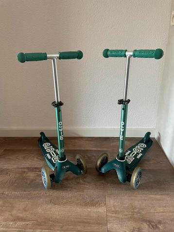 Twee Mini Micro step Deluxe ECO groen beschikbaar voor biedingen