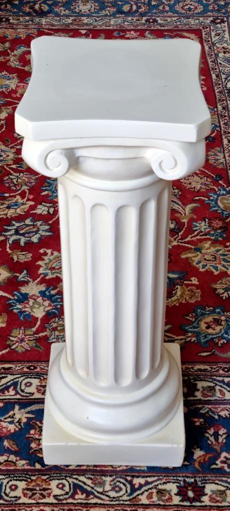 Gipsen zuil pilaar sokkel hoogte 62cm, Huis en Inrichting, Woonaccessoires | Zuilen en Pilaren, Gebruikt, Ophalen