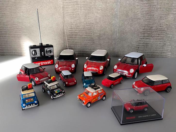 Verzameling 12x Mini Cooper Modelauto's, Hobby en Vrije tijd, Modelbouw | Auto's en Voertuigen, Gebruikt, Auto, 1:50 of kleiner
