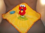Sesamstraat Elmo tut doek geel rood met piep 35x35 cm piep, Kinderen en Baby's, Nieuw, Overige typen, Ophalen of Verzenden