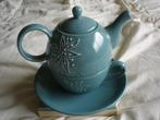 Theepot en kop en schotel(8666.67-1) Lotus servies van Fairt, Huis en Inrichting, Ophalen of Verzenden, Zo goed als nieuw