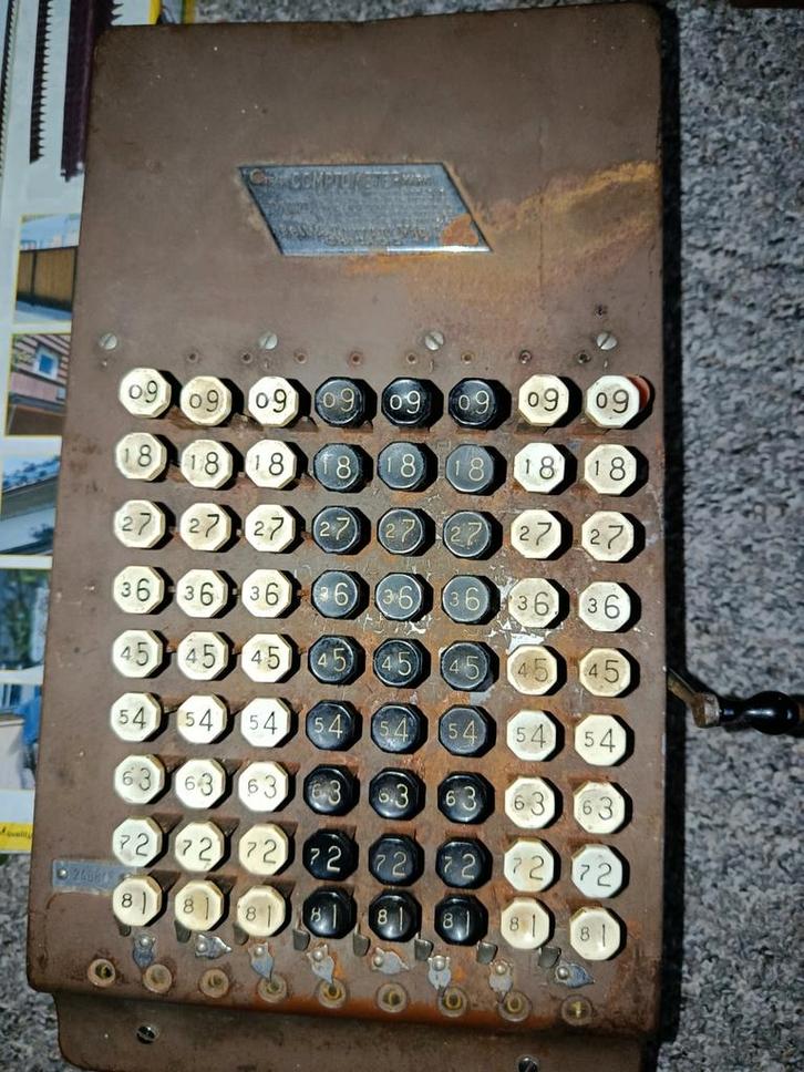 Antieke Comptometer Rekenmachine, Antiek en Kunst, Antiek | Kantoor en Zakelijk, Ophalen of Verzenden