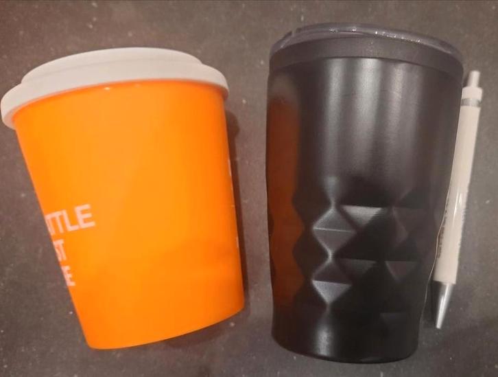 Warmhoudbeker, thermosbeker,  coffee to go, koffie to go, Huis en Inrichting, Overige Huis en Inrichting, Zo goed als nieuw, Ophalen of Verzenden