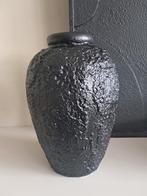 Grote robuuste vaas, bloemenvaas, zwart, Huis en Inrichting, Ophalen of Verzenden, Nieuw, Zwart, Minder dan 50 cm