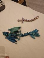 Draak en zwaard 3d geprint, Ophalen of Verzenden, Nieuw