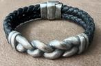 Mauro Moritz. Stoere armband. 24 cm., Ophalen of Verzenden, Zo goed als nieuw, Zilver, Overige materialen