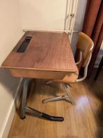 Schoolbankje met stoel, Huis en Inrichting, Bureaus, Ophalen, Gebruikt, Bureau