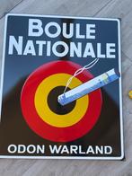 emaille reclame bord boule nationale, Verzenden, Nieuw, Reclamebord
