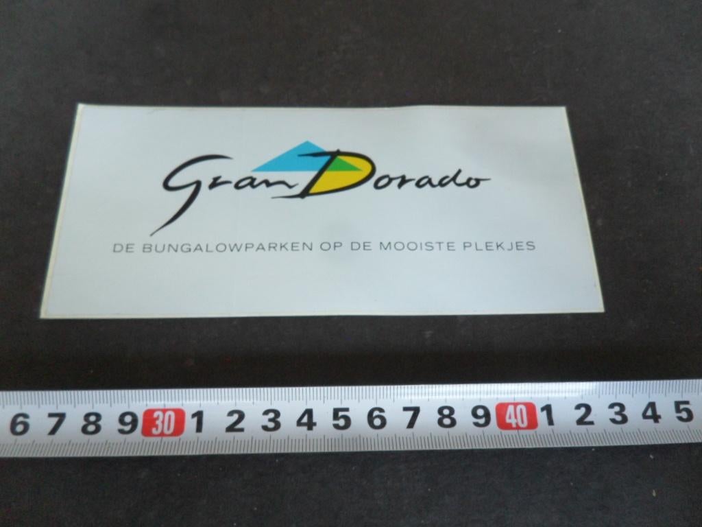 sticker GRAN DORADO de bungalowparken op de mooiste plekjes, Ophalen, Zo goed als nieuw