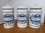 Apothekerspotten Delfts blauw 3 stuks, Ophalen of Verzenden