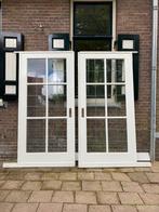 Houten Schuifdeuren 1905, Doe-het-zelf en Verbouw, Deuren en Horren, Gebruikt, 215 cm of meer, Binnendeur, Schuifdeur