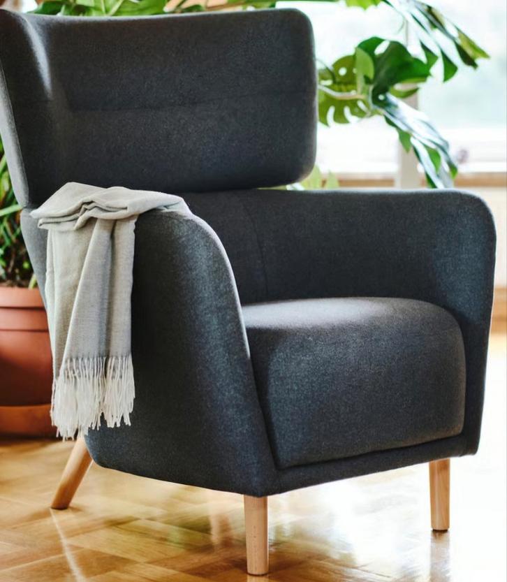 Fauteuil met hoge rugleuning, Huis en Inrichting, Stoelen, Zo goed als nieuw, Eén, Ophalen