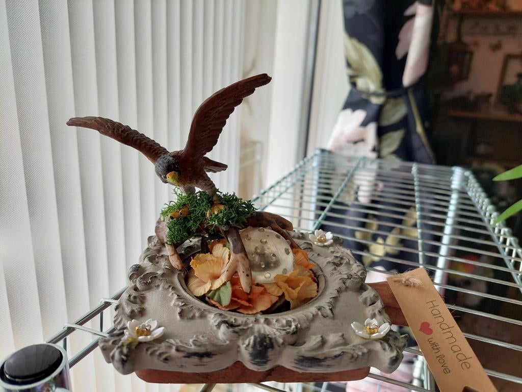 Handgemaakt Fantasy Decoratie Stukje met arend, Verzamelen, Beelden en Beeldjes, Nieuw, Overige typen, Ophalen of Verzenden