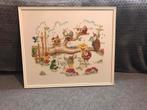 Geborduurd schilderij de kabouter muzikanten, Ophalen, Zo goed als nieuw, Wanddecoratie
