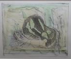 Co Westerik (1924) Kleur Litho "Compositie Hand" Ges Gen Ged, Antiek en Kunst, Kunst | Litho's en Zeefdrukken, Ophalen of Verzenden