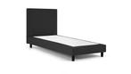 Boxspring 90x200 cm - met matras, Huis en Inrichting, Ophalen, 90 cm, Eenpersoons, Zwart