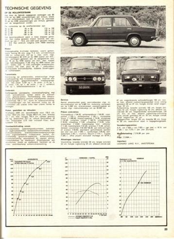 Autovisie test Fiat 124 Special T Juli 1971 beschikbaar voor biedingen