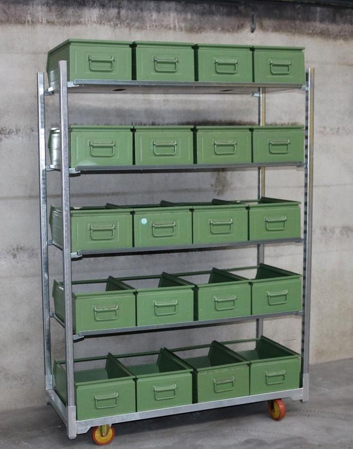 Magazijnbak Lagerfix 1 GR01, Doe-het-zelf en Verbouw, Kratten en Dozen, Nieuw, Doos, 50 tot 75 cm, Minder dan 35 cm, Minder dan 40 cm