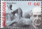 België -B3.38- 2000 - Beeldhouwer Henry Moore, Postzegels en Munten, Postzegels | Europa | België, Kunst, Ophalen of Verzenden