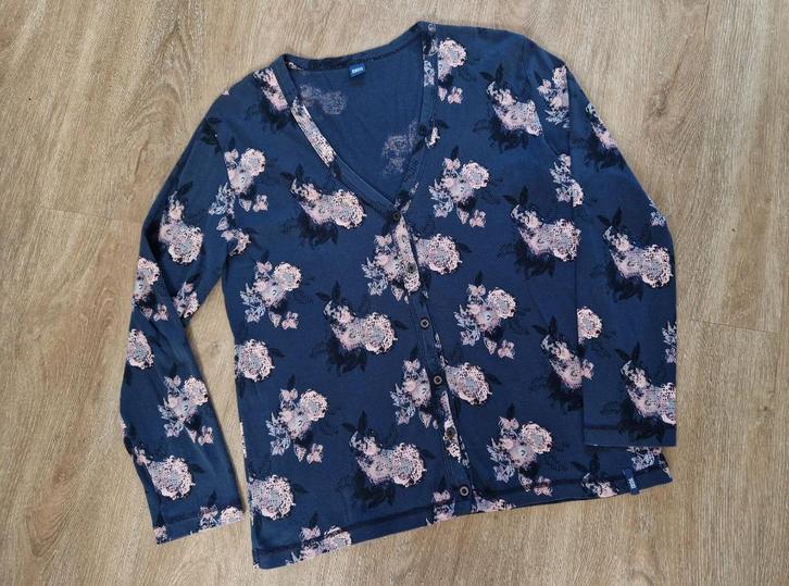 Donkerblauw vestje van Cecil ZGAN Maat XL, Kleding | Dames, Truien en Vesten, Zo goed als nieuw, Maat 46/48 (XL) of groter, Blauw